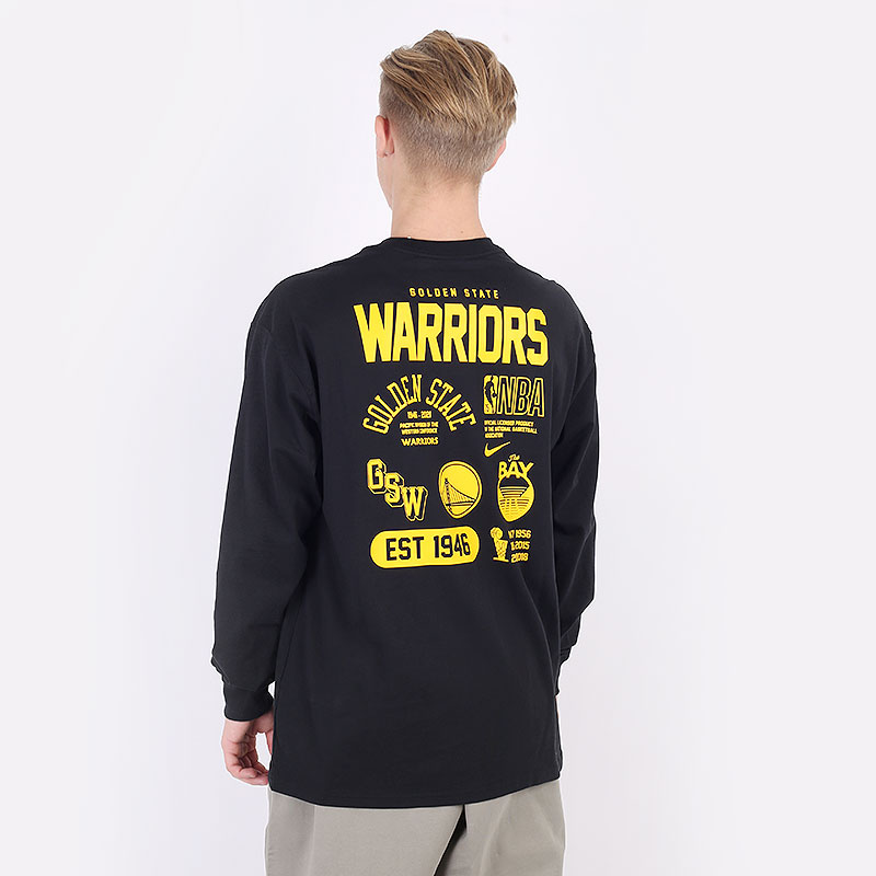 Лонгслив Nike Golden State NBA LS Tee (DA5893-010)  - цена, описание, фото 4